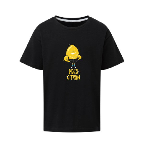 Pecs Citron SG - Kids T-shirt enfant Dark Black Taille 152 (11-12/2XL)