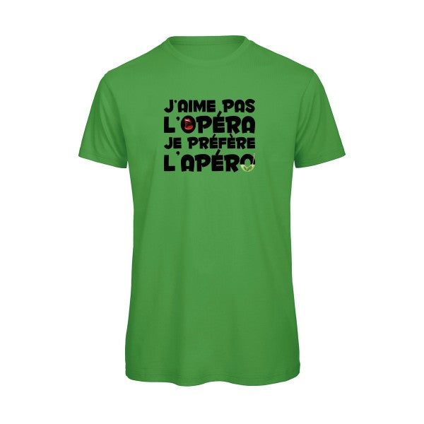 T-shirt humour original Operapero T Shirt couleur Real Green