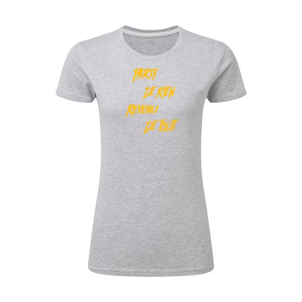 Parti de rien jaune Or |T shirt original femme|SG