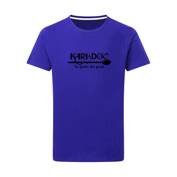 Karadoc noir -Flex noir sur T-shirt SG  Royal Blue  5XL