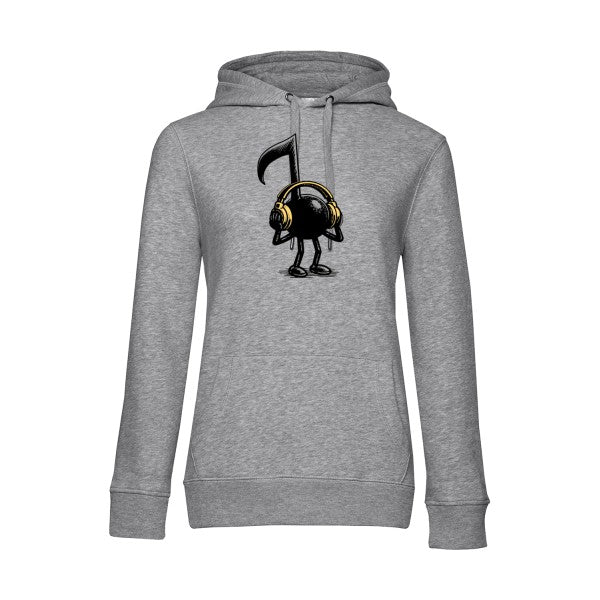 La musique dans la peau RueDuTeeshirt Sweat capuche