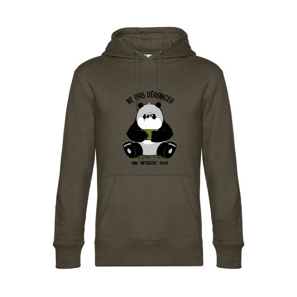 Ne-pas-deranger- Sweat à capuche original Khaki - RueDuTeeshirt
