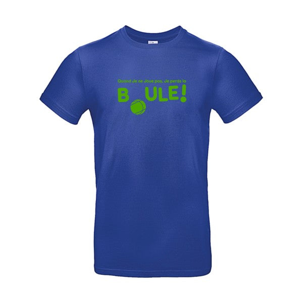 Perdre la boule ! Flex Vert pomme |E190 T-shirt|Cobalt Blue||2XL