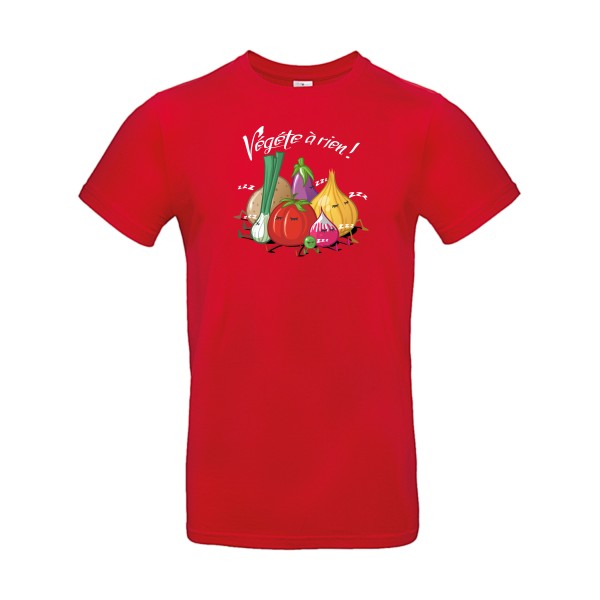 Vegete à rien ! |T SHIRT Humoristique Homme