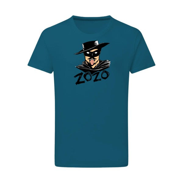 T-shirt homme Zozo - T-shirt original avec un design amusant Petrol 2XL