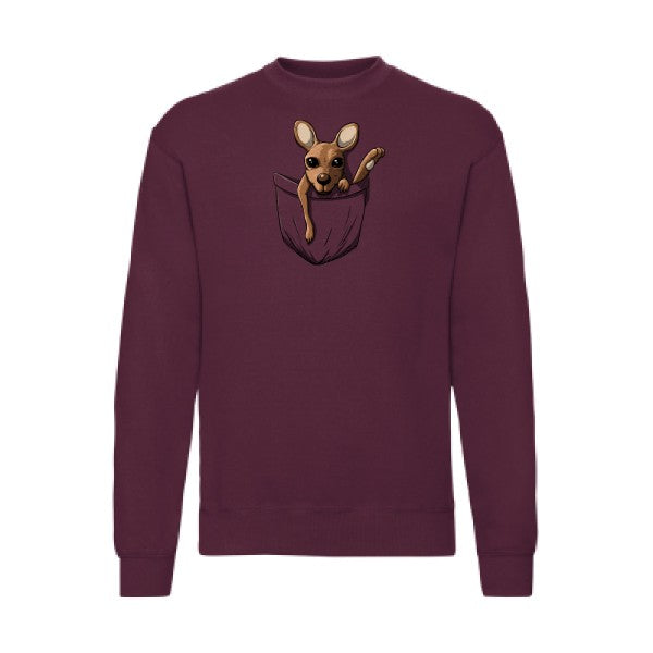 Dans la poche Fruit of the loom 280 g/m² Sweat shirt