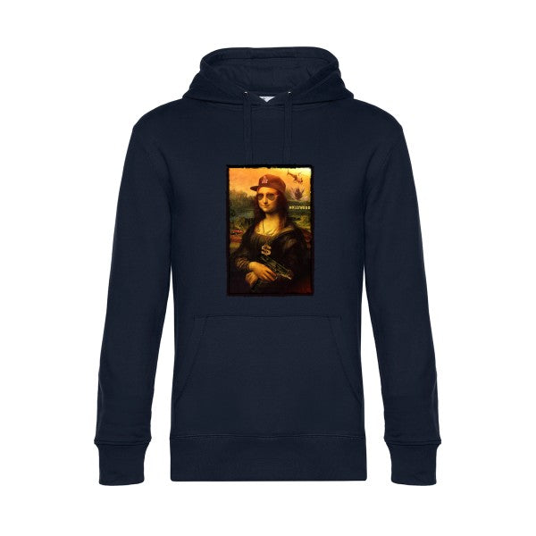La-Joconde- Sweat à capuche original Navy Blue - RueDuTeeshirt