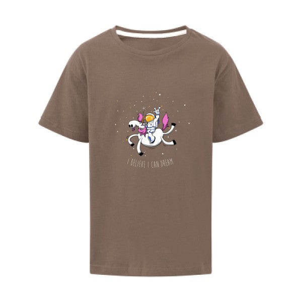 Space Rodéo Licorne SG - Kids T-shirt enfant Deep Taupe Taille 128 (7-8/L)