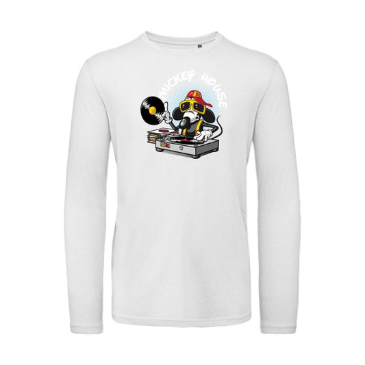 Mickey house | T-shirt original LSL White 2XL