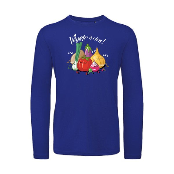 Vegete à rien ! | T-shirt original LSL Cobalt Blue 2XL