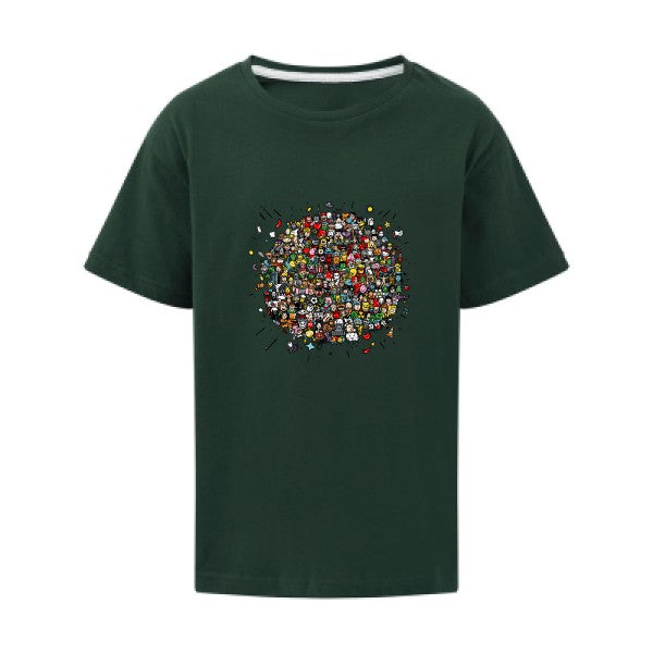 Planète Pop Culture SG - Kids T-shirt enfant Bottle Green Taille 152 (11-12/2XL)