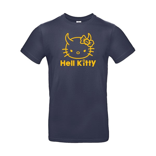 Hell KittyFlex jaune or - E190 T-shirt|Navy Blue||2XL