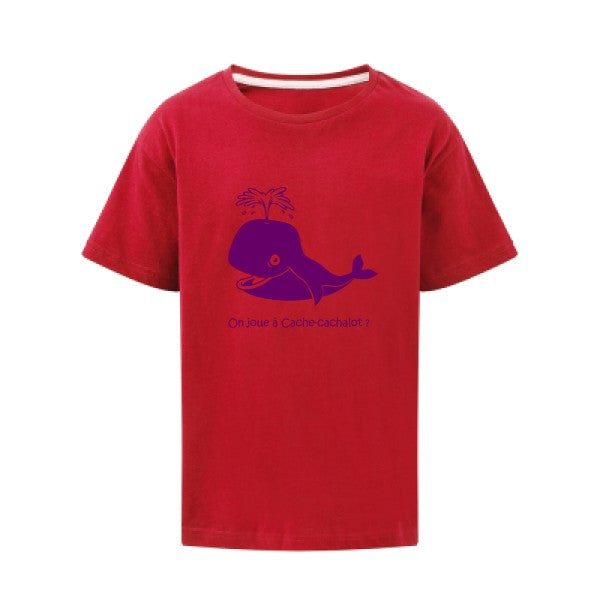 Cache-cachalot Flex Violet SG - Kids T-shirt enfant Red Taille 152 (11-12/2XL)