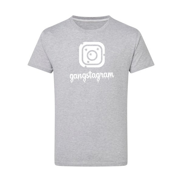 GANGSTAGRAM - Flex Blanc Tshirt original Light Oxford  5XL