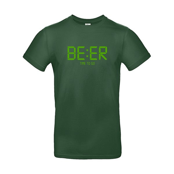 TIME TO GO Flex Vert pomme |E190 T-shirt|Bottle Green||2XL