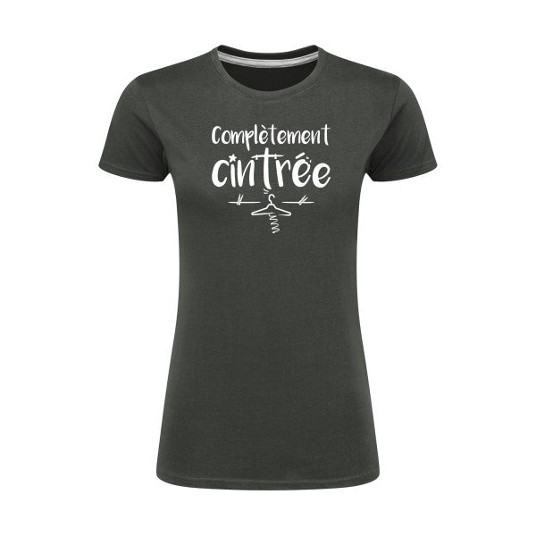 Complètement cintré  |Blanc |T shirt original femme|SG