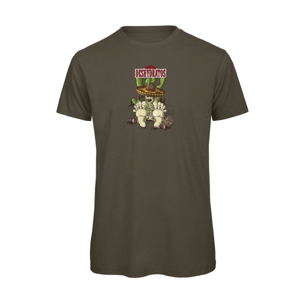 T-shirt humour original Deshydratos T Shirt couleur Khaki Green