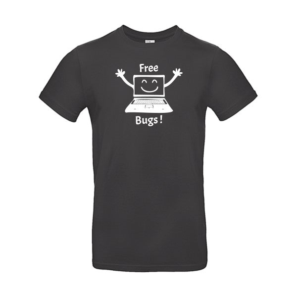 FREE BUGS ! Blanc B&C - E190 T-shirt