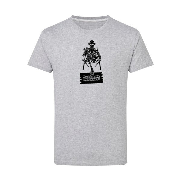 Y a-t-il une vie avant la mort ? - Flex noir Tshirt original Light Oxford  5XL