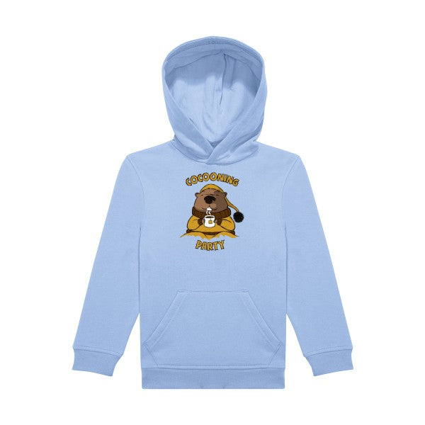 sweat capuche enfant Bleu Ciel Cocooning