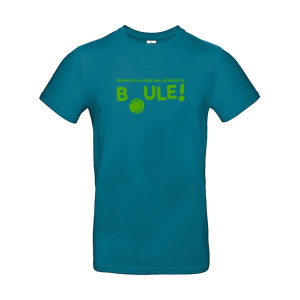 Perdre la boule ! Flex Vert pomme |E190 T-shirt|Diva Blue||2XL