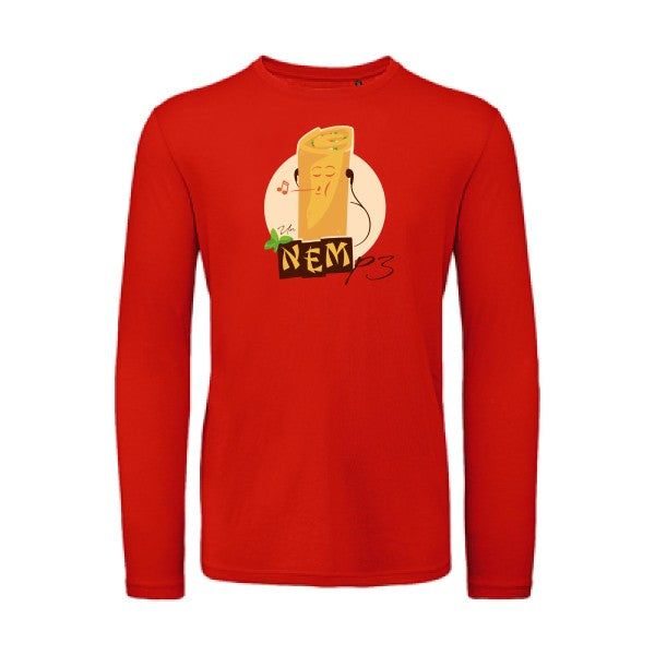 NEMp3 | T-shirt original LSL Fire Red 2XL