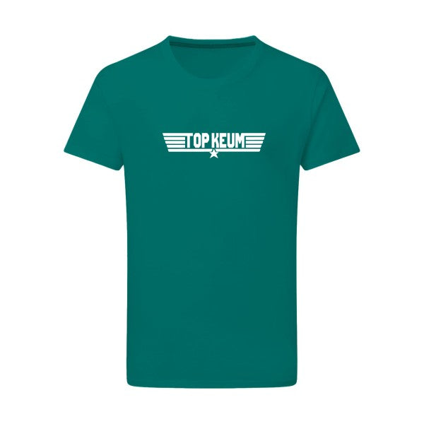 TOP KEUM - Flex Blanc Tshirt original Emerald Green  2XL