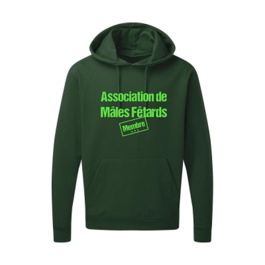 Association de Mâles Fêtards Vert fluo SG - Hooded Sweatshirt Sweat capuche