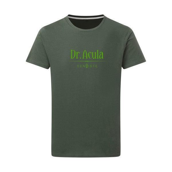 Dr.Acula vert pomme -Flex vert pomme sur T-shirt SG  Thyme  2XL