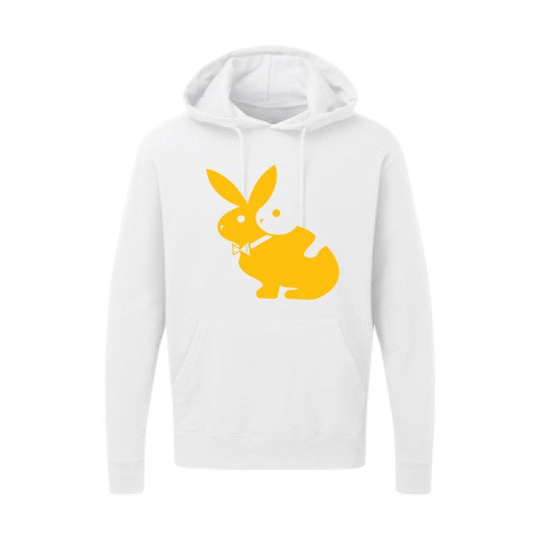 hot  |Sweat  capuche humoristique jaune Or 