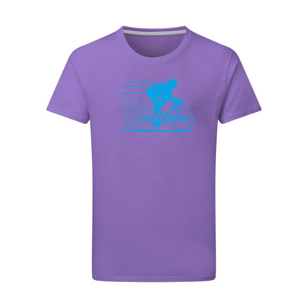 CYCLOPATHE ! - Flex bleu clair Tshirt original Aster Purple  2XL