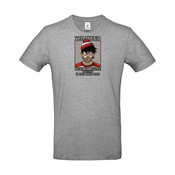 T-shirt humour original ou est il T Shirt couleur Sport Grey