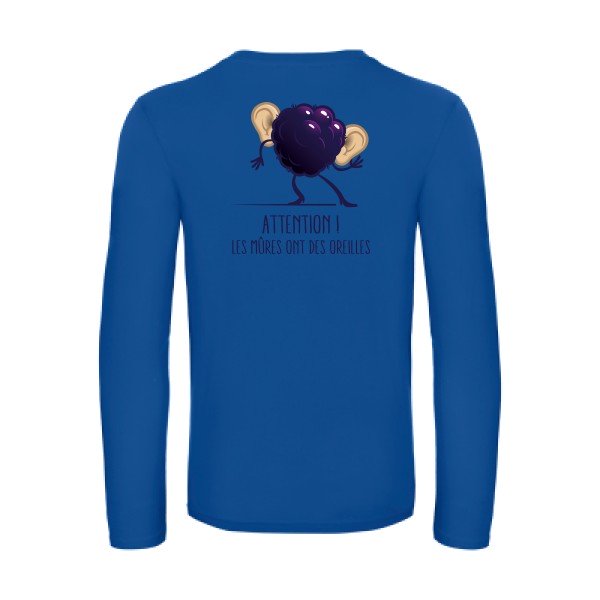 mures-t-shirt-manches-longues-original-humour -Royal Blue