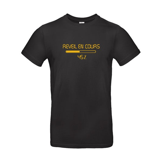 réveil en cours... loading...Flex jaune or - E190 T-shirt|Black||5XL