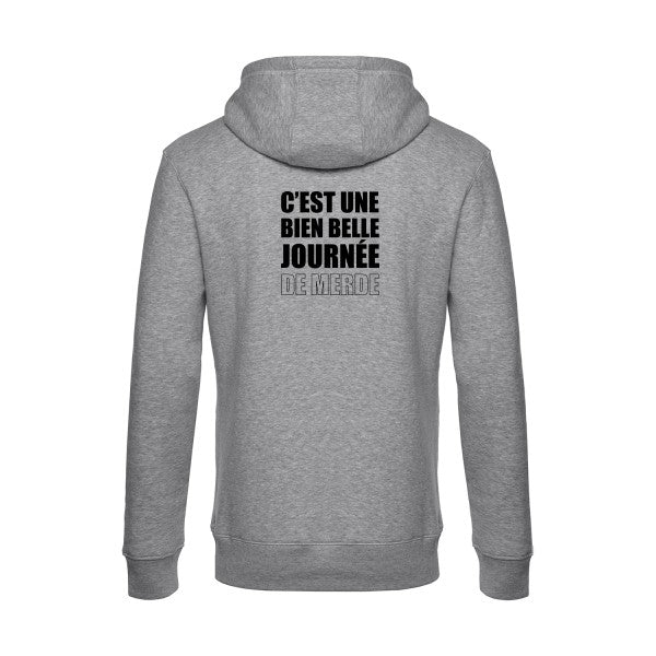 Journee-de-m... sweat shirt original Heather Grey flex Noir impression Dos