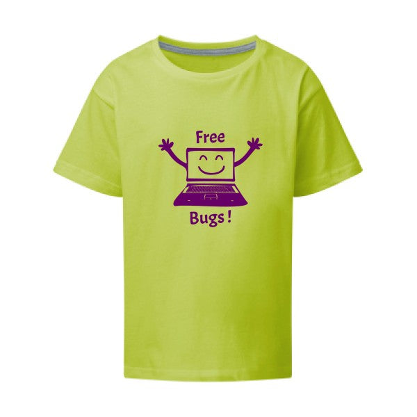 FREE BUGS ! Flex Violet SG - Kids T-shirt enfant Lime Taille 152 (11-12/2XL)