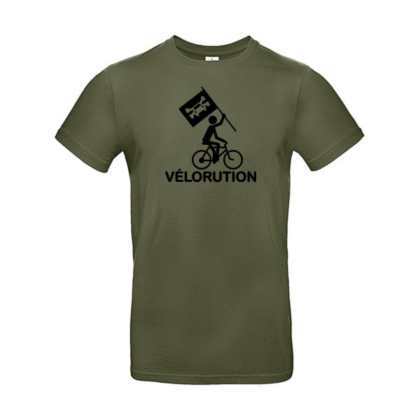 Vélorution Flex noir |E190 T-shirt|Urban Khaki||2XL