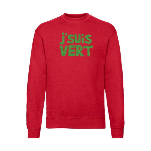 J'suis vert Fruit of the loom 280 g/m² Sweat shirt