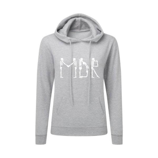 MDR Blanc |Sweat original à capuche Femme