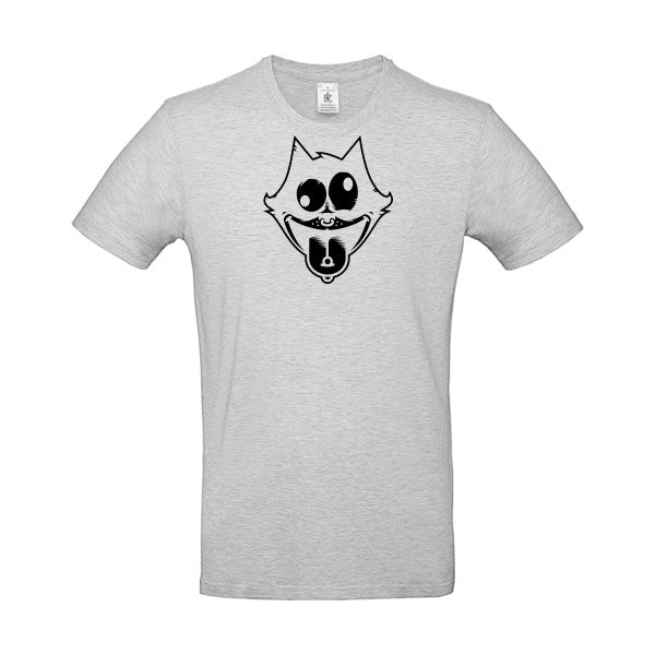 Freak the cat !Flex noir - E190 T-shirt|Ash||2XL