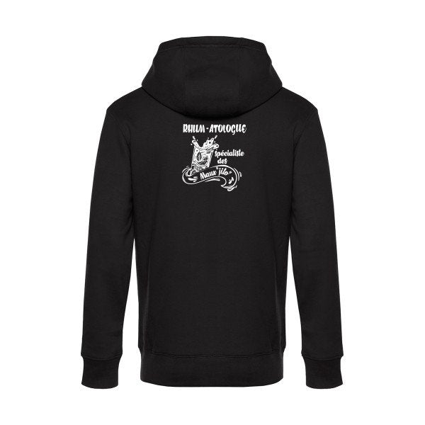Rhum-atologue sweat shirt original Black flex Blanc impression Dos