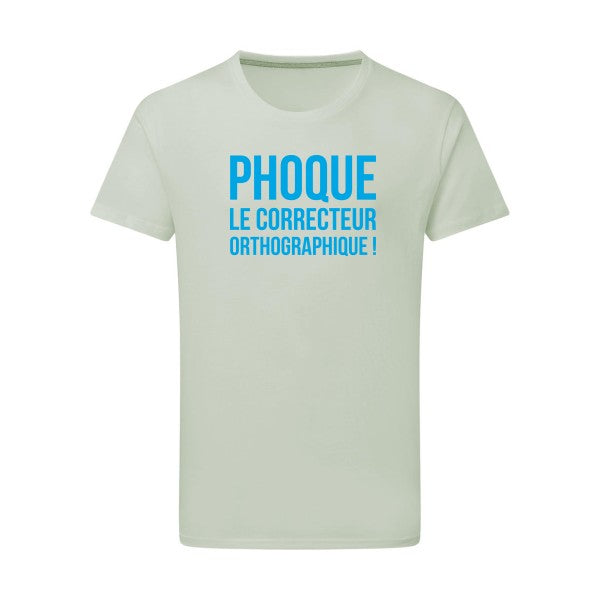 Phoque - Flex bleu clair Tshirt original Pastel Macchiato  2XL