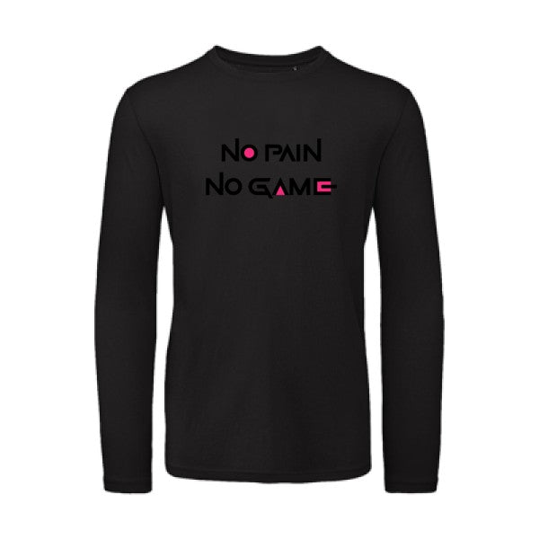 NO PAIN NO GAME  | T-shirt original LSL Black 2XL