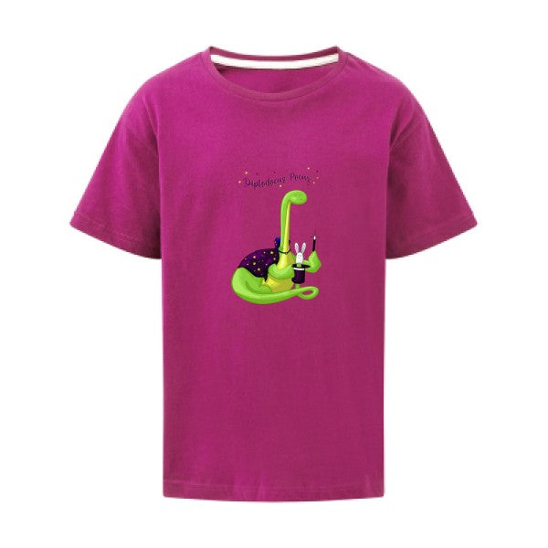 Diplodocus Pocus SG - Kids T-shirt enfant Dark Pink Taille 152 (11-12/2XL)