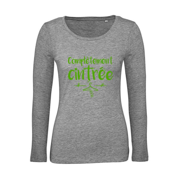 ComplÃ¨tement cintrÃ© Vert pomme |   T shirt manches longues femme|100% bio