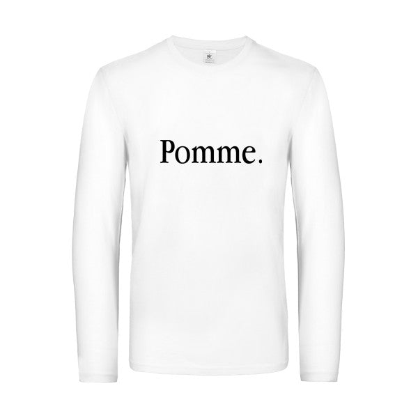 pub subliminale - t shirt- manches- longues- original- humour- White impression Face