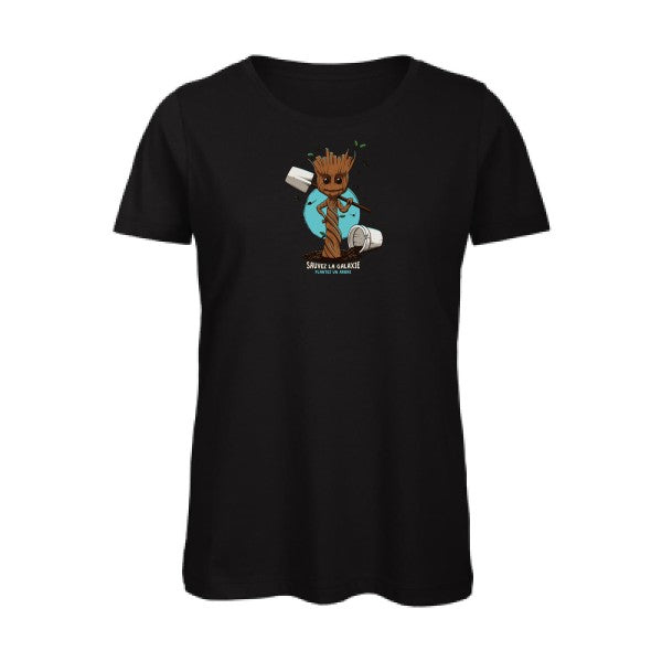Plantez-un-arbre- - t-shirt original femme Black