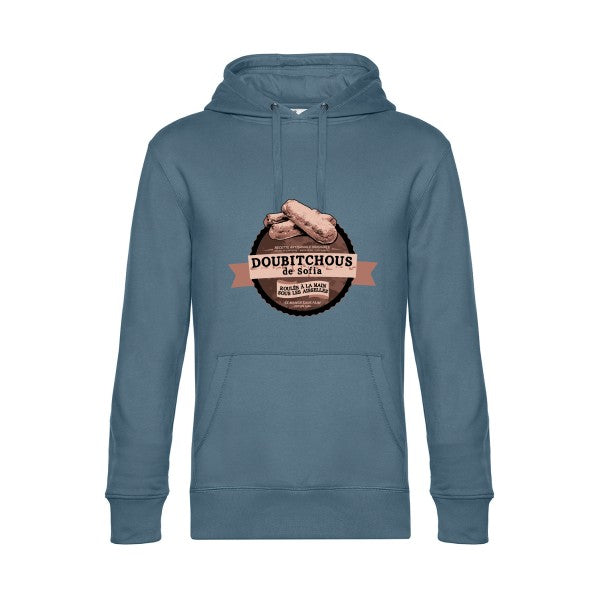 Doubitchous- Sweat à capuche original nordic blue - RueDuTeeshirt