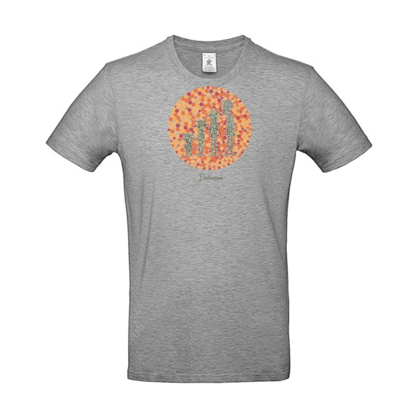 T-shirt humour original Daltonisme T Shirt couleur Sport Grey