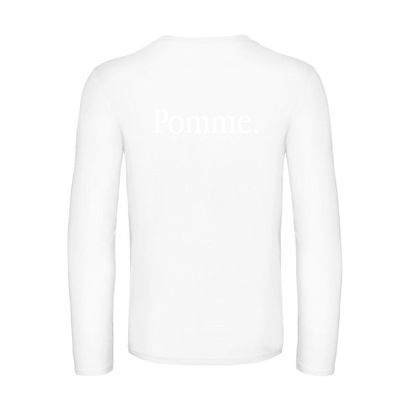 pub subliminale - t shirt- manches- longues- original- humour- White impression Dos